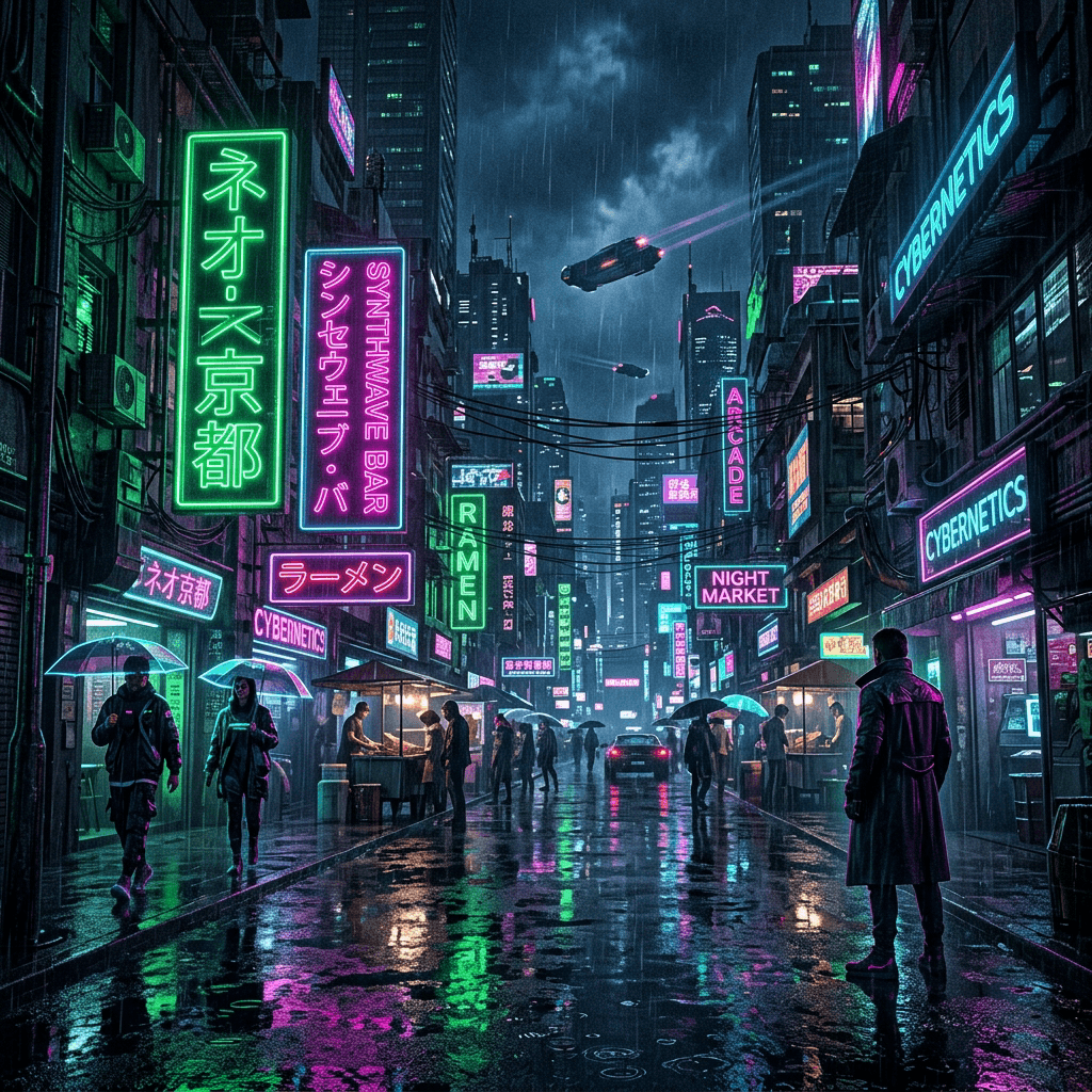 Single artwork - Cyberpunk Neon
