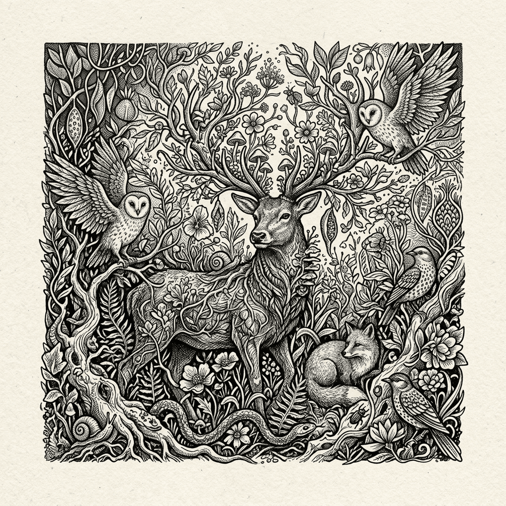 Live visuals - Hand-Drawn Ink