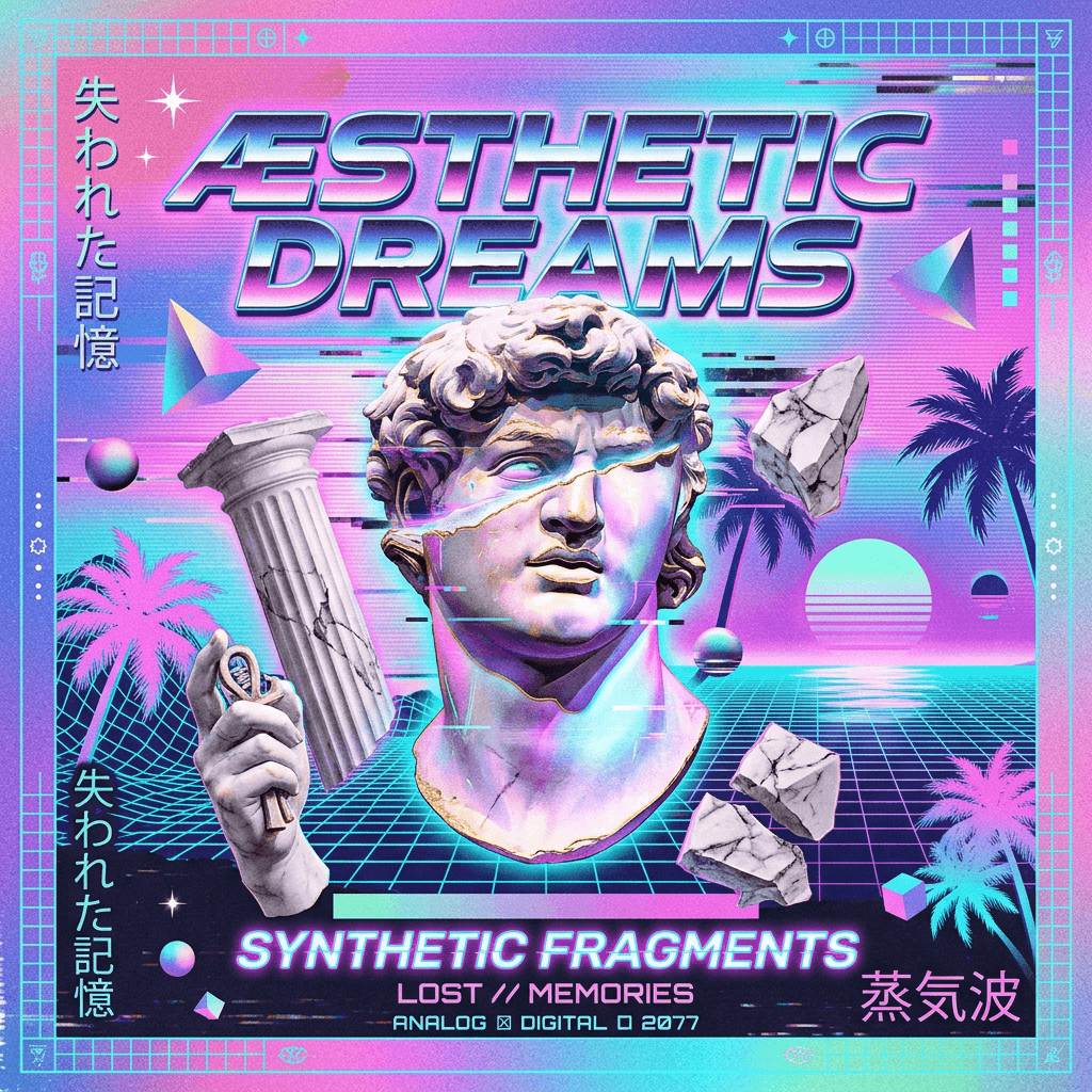 Merch concepts - Vaporwave Collage