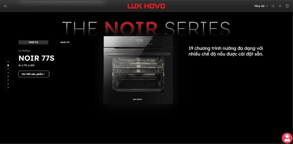 Luxhovo — live website